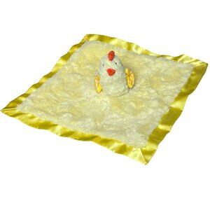 Cloud Island Baby Lovey Security Blanket Chick Plush 14"x14"